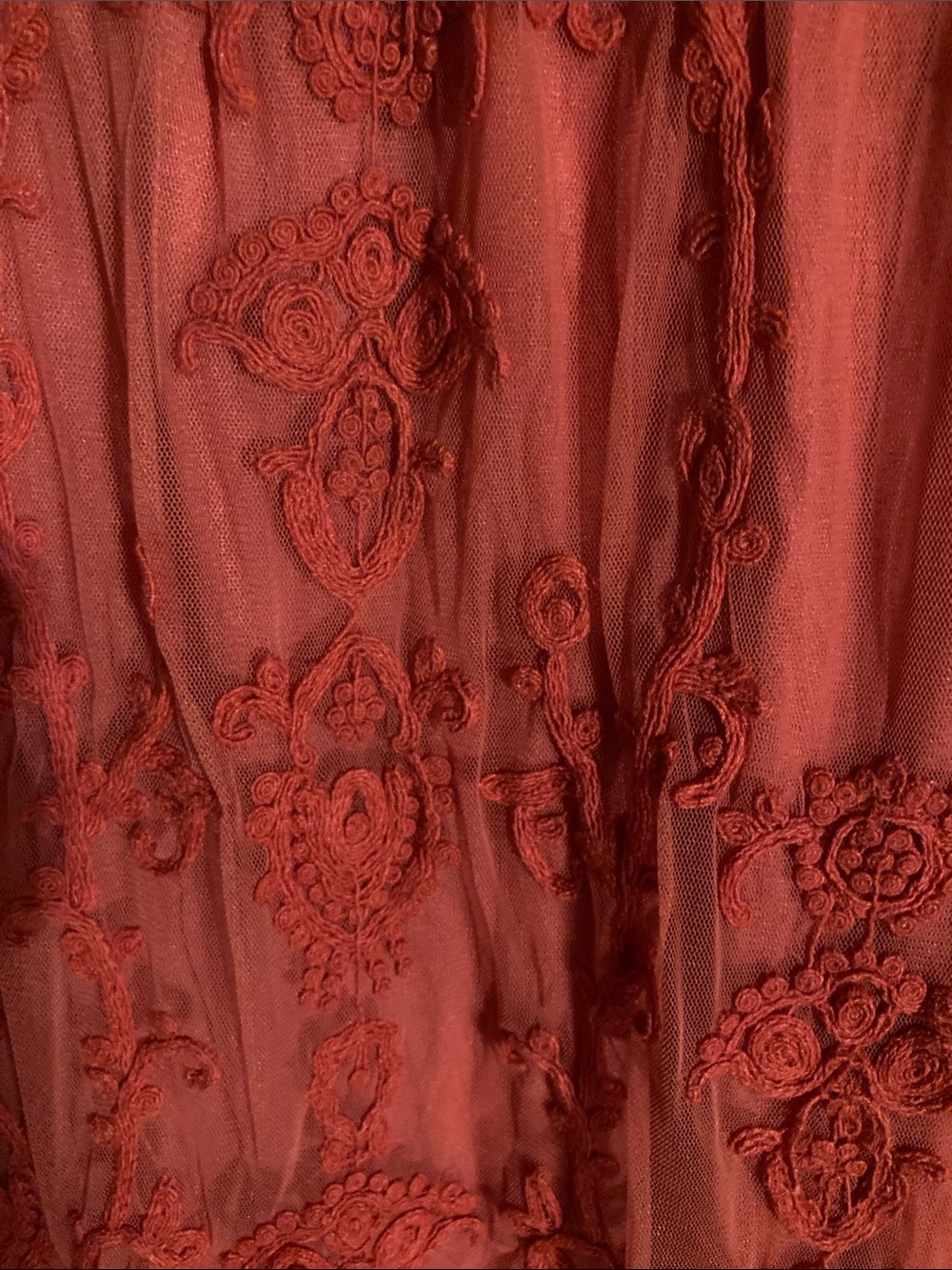 Sundance Red Coral Flowy Dress - Picture 7 of 9